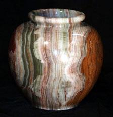 Vase Onyx bunt 15cm hoch
