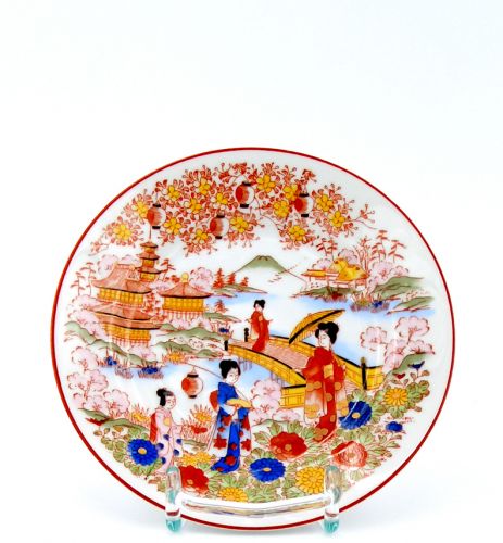 Teller Japan Geisha bunt klein